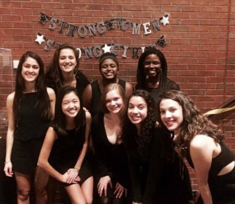 2015 WHS graduate Jackie Chen with her a cappella group Essence, after performing at an event. PHOTO/unknown