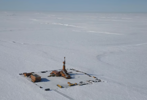 Oil drilling site in Alaska.//Photo courtesy of Areta Quazi
