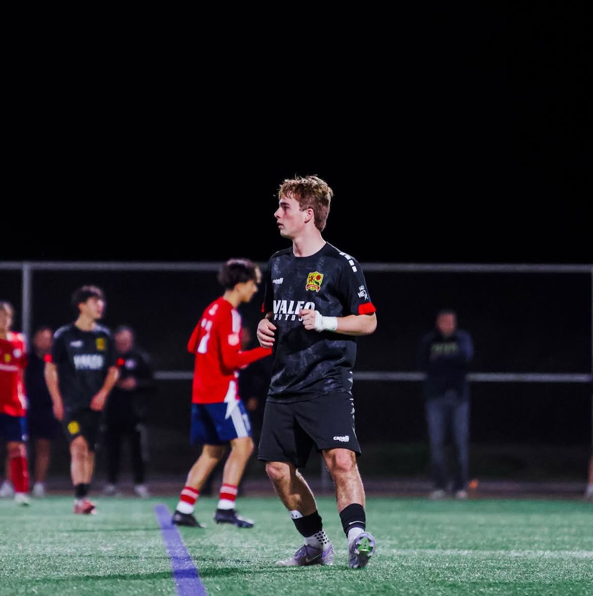 Jamie Hawkes participating in club soccer