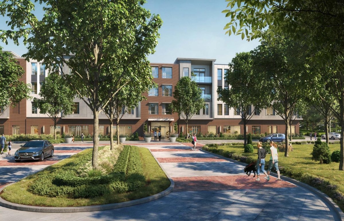 Rendering of possible design for South Avenue project
                         