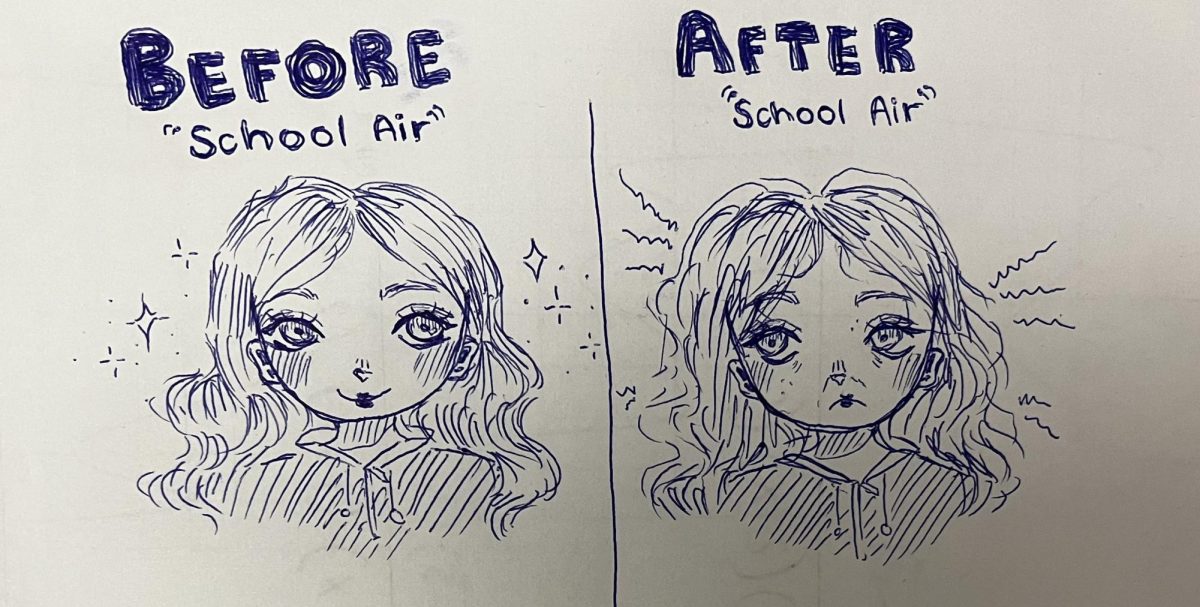 A depiction of the effects of "school air."